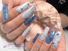アン ジョーヌドラゴ/【ロングネイル】ブルーネイル