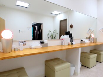 キレピア 熊本インター店(kirepia)/広々としたメイクルーム完備