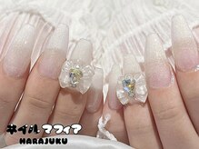 ネイルマフィア 原宿(NAIL MAFIA)/リボン/ガーリー/長さだし