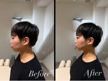 ハクト(Hakuto)/Before/After