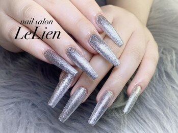 ルリアン(LeLien)の写真/シンプルなデザインこそ指先全体の美しさが出来栄えが大きく変える◇スカルプワンカラー￥11000