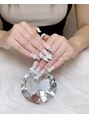 ピオミエルネイル 新宿(pio miel nail) オフィスにも◎上品ミラーラインで、大人シンプル。
