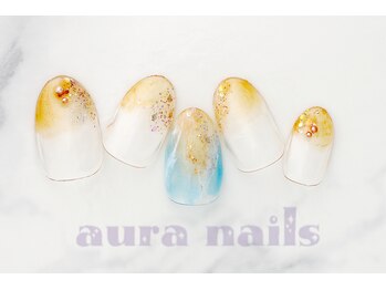 アウラネイルズ(aura nails)/☆ハンドデザインコース ¥8800