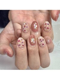 押し花ネイル