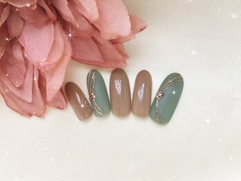 ウィズ フェリーク/2カラーシンプルネイル