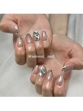 エムネイル ブランチ(Mネイル branch)/satomi担当:ガラスフレンチ