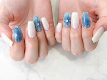 テラス(TERRACE)/ぷっくりフラワーネイル