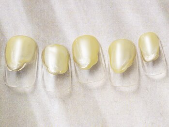 アイネイルズ 天神今泉店(I-nails)/【miho.y】ニュアンスグリーン