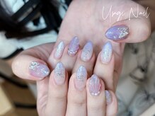 ウサギネイル 新大久保店(usagi nail)/マグネットフレンチ秋可愛い