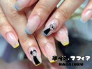 シンプル/手描き/痛ネイル