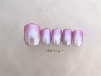 ネイル ドゥ 岡山駅前店(Nail Doux)/グラデーションフットネイル