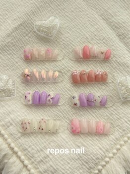 ルポネイル 青葉台(repos nail)の写真/日常のストレスを忘れられるプライベート空間で何度でも通いたくなるお気に入りネイルサロンに♪