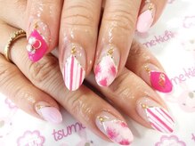 ネイルサロン 爪吉/夏に！ストライプが人気♪