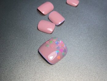 オーラリー ネイル アート メゾン(ORRERY nail art maison)/フット / ハート