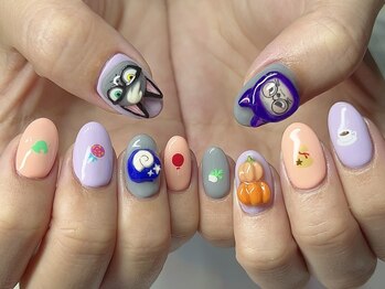 リバティ(liberty)/あつ森ネイルキャラクターネイル