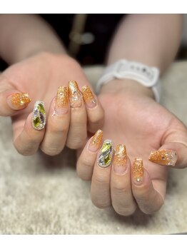 モレリア(morelia)/オレンジネイル