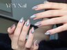 【パウダー系ネイル】SNS上話題! ミラー/オーロラ