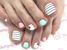 ネイルサロン 爪吉/爽やかなフットで爪先から綺麗♪