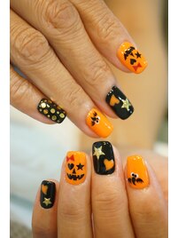 ハロウィンネイル