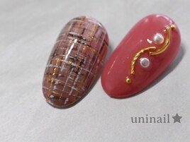 ツイードネイル