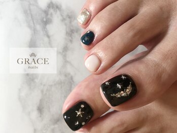 グレース ネイルズ(GRACE nails)/moon&stars