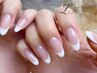 【当店オフ無料】フレンチネイル¥6600/バーチャルフレンチ¥8000