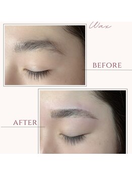 ココアール(cocoR)の写真/お肌に優しいアイブロウwax！眉カット込みで理想の形に♪肌トーンアップも◎理想の美眉毛を実現★