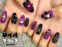 ネイルマフィア 原宿(NAIL MAFIA)/3Dキャラ&強めパーツ盛り