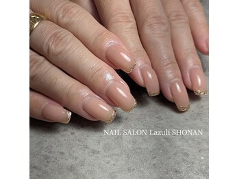 ガラスフレンチネイル