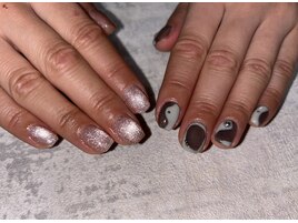 定額*ちぐはぐマグネット*ネイル