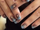 brown×blue