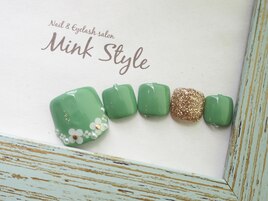 フラワーフットネイル♪