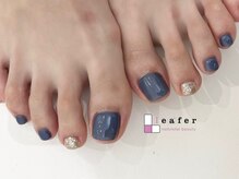 リーファネイルズ 岡山学南町店(Lea'ferNails)/フットワンカラー