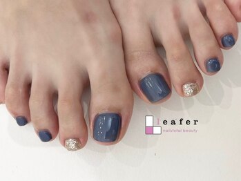 リーファネイルズ 岡山学南町店(Lea'ferNails)/フットワンカラー