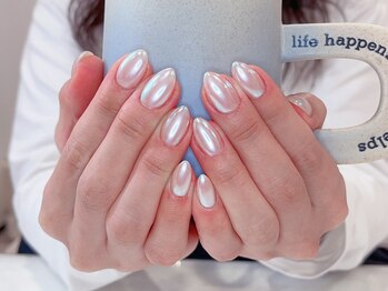 キナ(KINA)/8/30　ミラーネイル