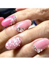 プールヴー☆オングル/春ネイル