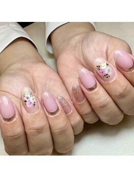 押し花デザイン