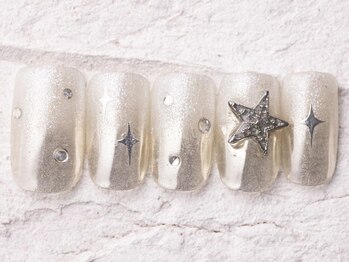 ジェミーネイル エビス(Jemiy nail ebisu)/ミラーグラデラメ星9970yen