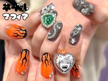 ネイルマフィア 原宿(NAIL MAFIA)/痛ネイル/キラキラ/モチーフ