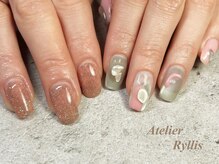 アトリエ リリス(Atelier Ryllis)/ピンク×グレー＋フラッシュ