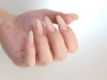ネイル セン ジジ 仙台店(Nail 1000 ZIZI)の写真/予算に合わせ選べるコースが充実♪オフ込シンプルネイル登場☆シンプルだけど控えめなアート付でカワイイ☆