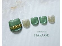 ラグジュアリーネイル ハローズ(HAROSE)/フットジェルアートコース