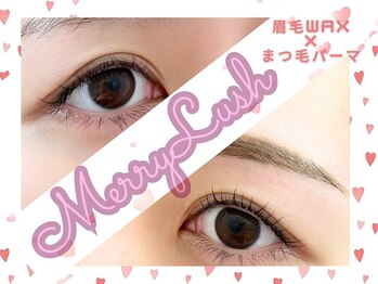 【まつ毛パーマ・パリジェンヌ・アイブロウ専門店】メリーラッシュ盛岡店/垢抜け美眉+まつ毛パーマ