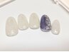 シンプルアートコース￥7920 美爪ケア付き/オフ無し