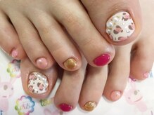 ネイルサロン 爪吉/アニマル柄でこなれ感♪