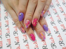 ネイル リッチ(Nail Rich)/カラフル☆フィルムネイル