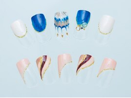 斜めデザインフレンチ