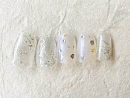 シルバーラメオーロラ韓国¥7700