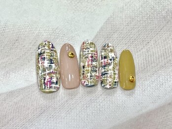 フォルチェ ゆめタウン東広島店(Folche)/ツイードネイル