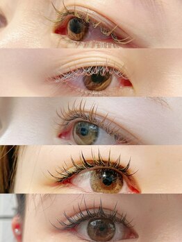 ニコ(nico)の写真/《カラーエクステのご用意◎》髪色やイベントに合わせたオシャレを★ポイントカラーで印象的な目元を演出♪